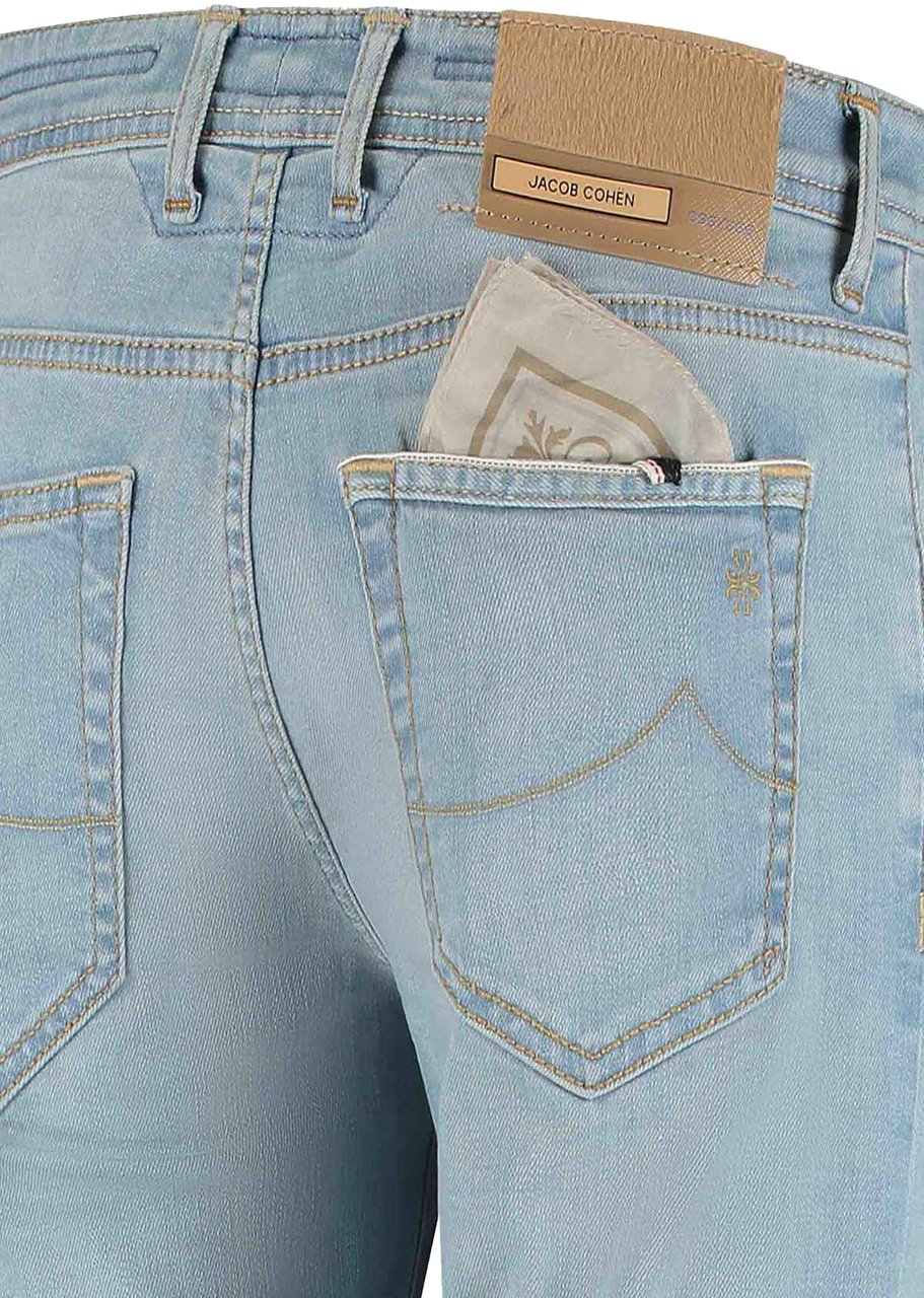 Jacob Cohen Pant  Pkt Slim Fit Nick Ltd Blauw