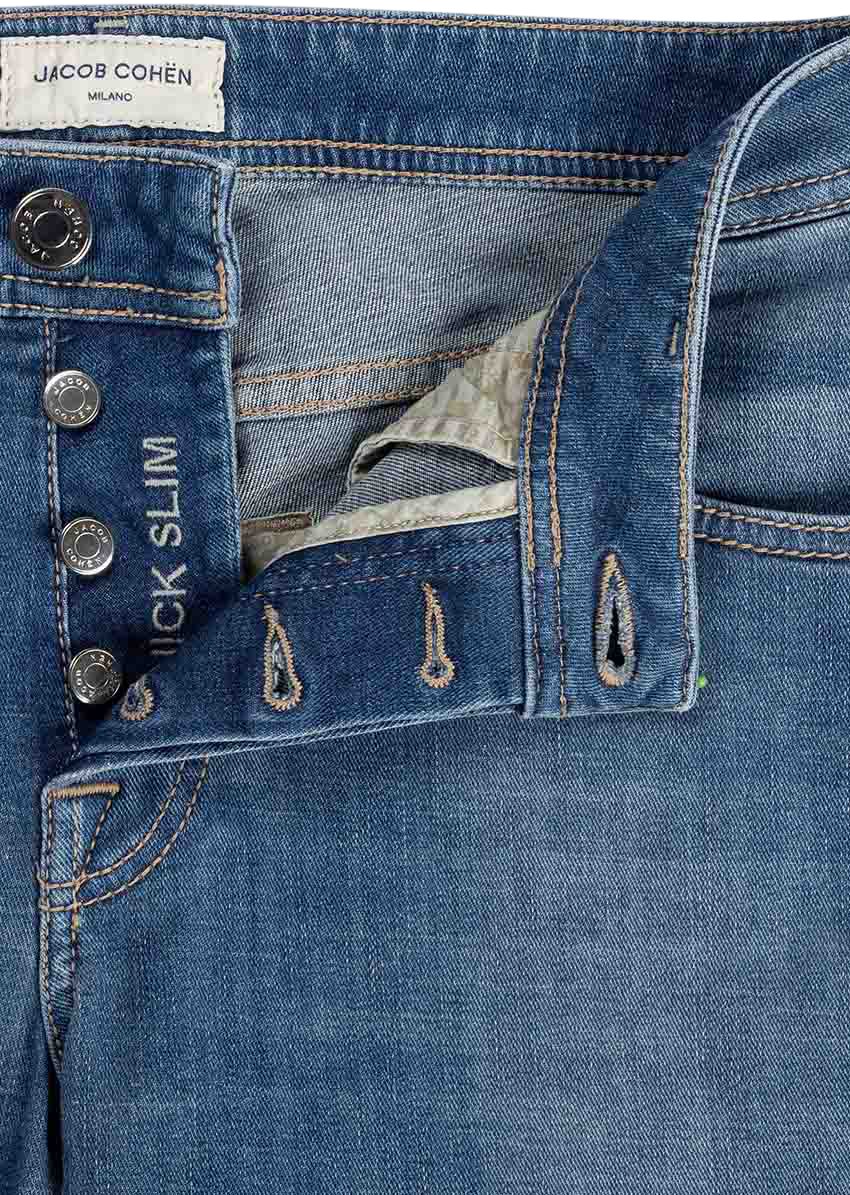 Jacob Cohen Pant  Pkt Super Slim Fit Nick Slim Blauw