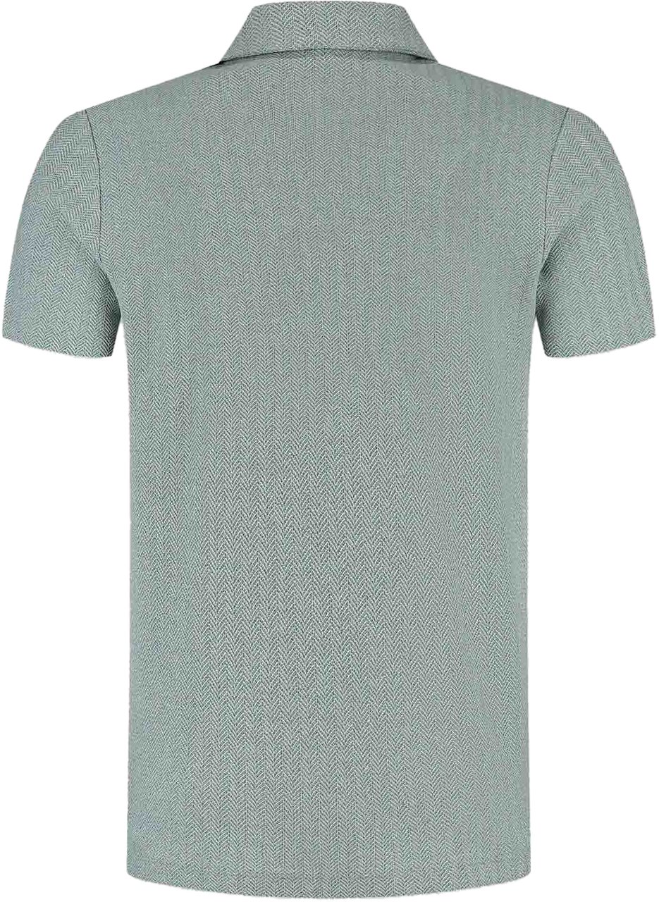 Jacob Cohen Maglia Polo M/c Aperta Davanti Groen