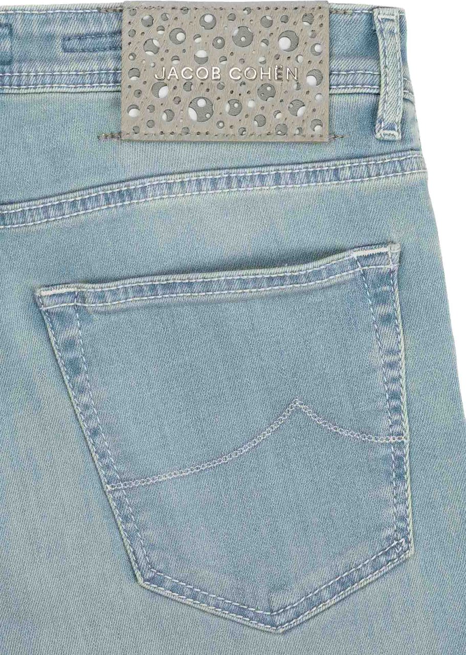Jacob Cohen Pant Pkt Slim Fit Nick Blauw