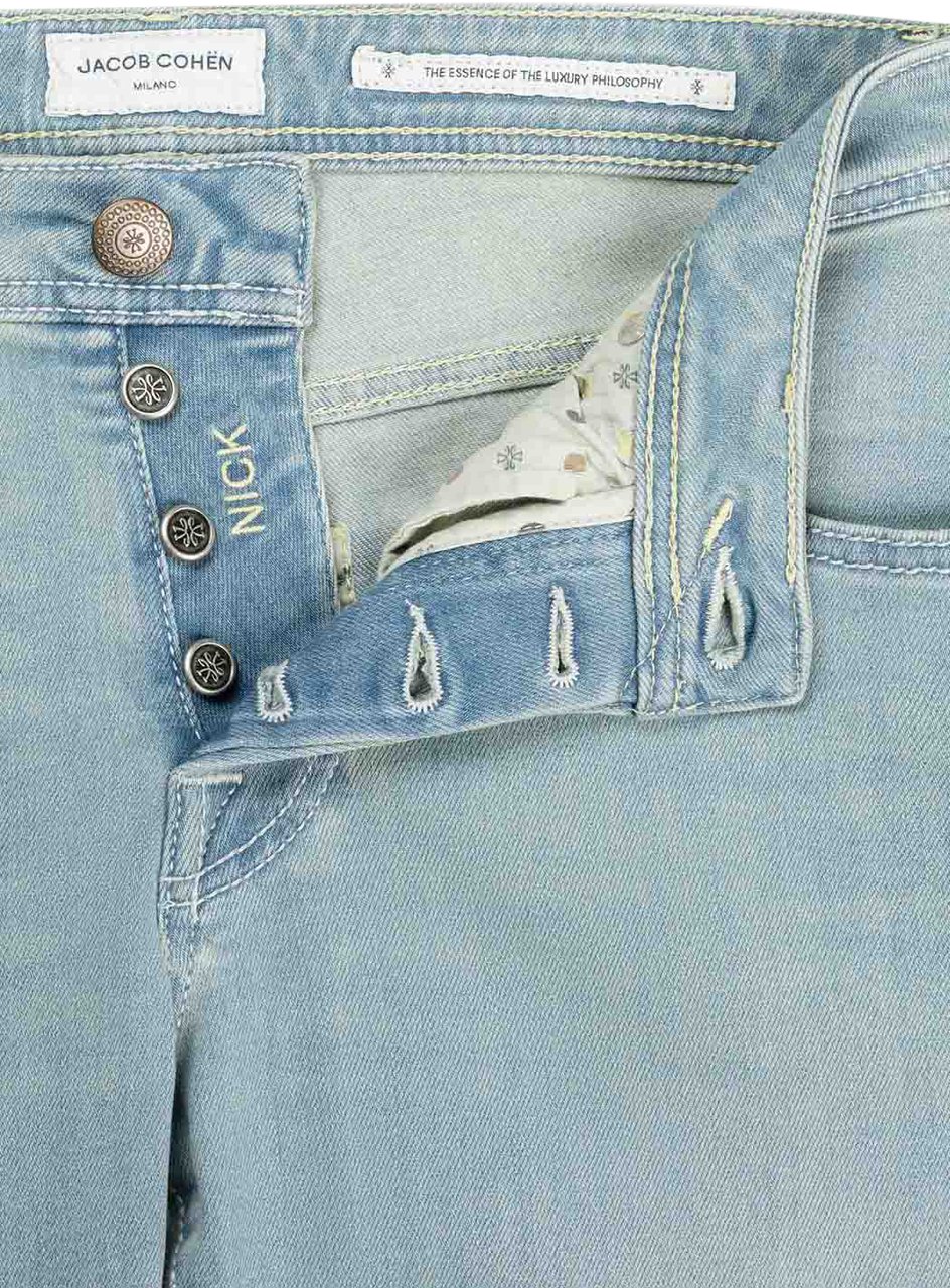 Jacob Cohen Pant Pkt Slim Fit Nick Blauw