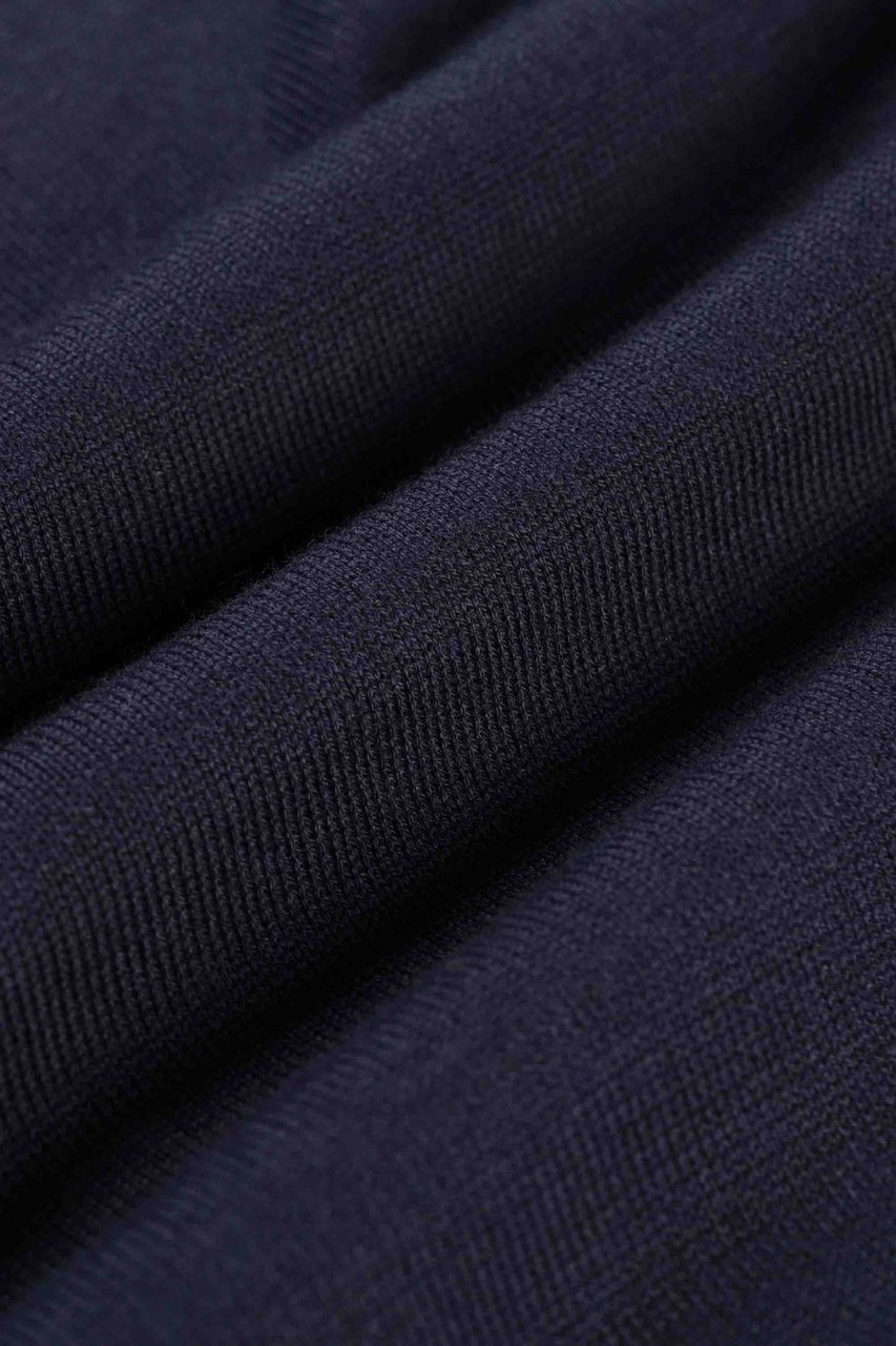Jacob Cohen Maglia Polo Con Ricamo Giglio Blu Navy Blauw