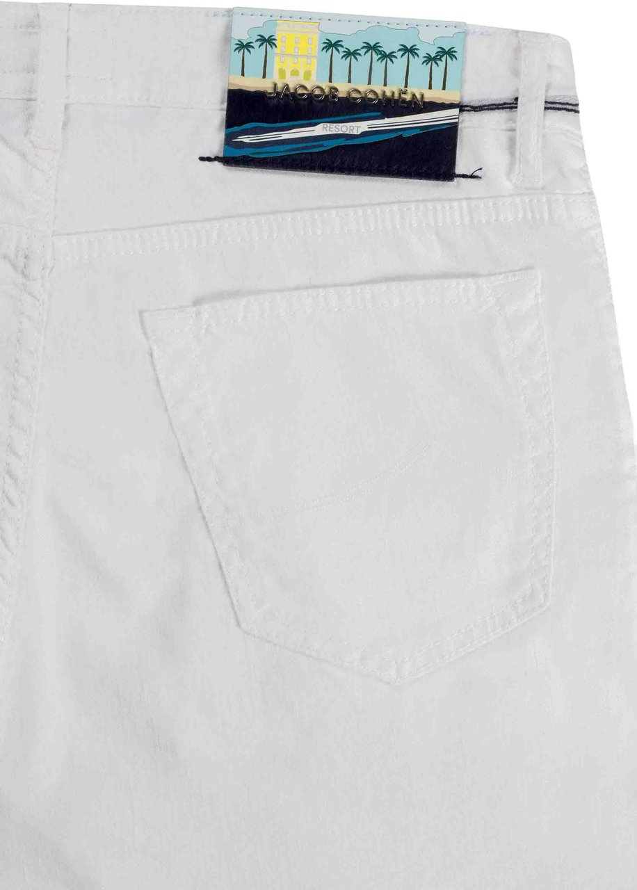 Jacob Cohen Pant Pkt Slim Fit Bard Wit