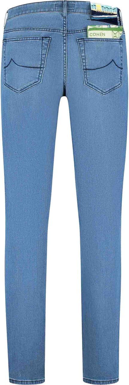Jacob Cohen Pant  Pkt Slim Fit Bard Blauw