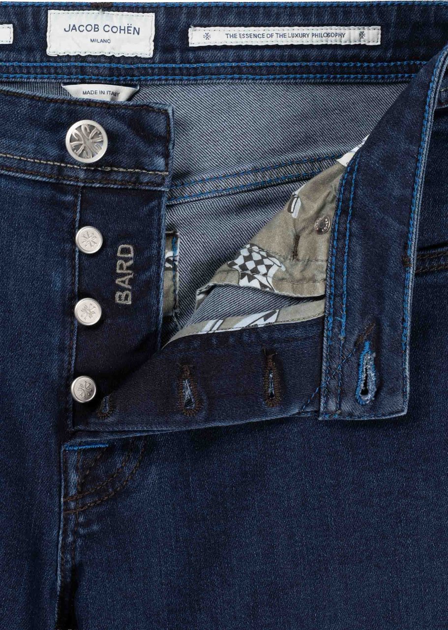 Jacob Cohen Pant  Pkt Slim Fit Bard Blauw