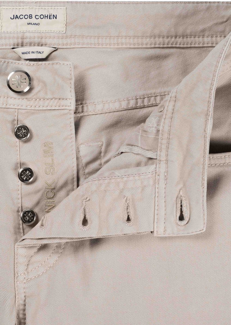 Jacob Cohen Pant  Pkt Super Slim Fit Nick Slim Beige