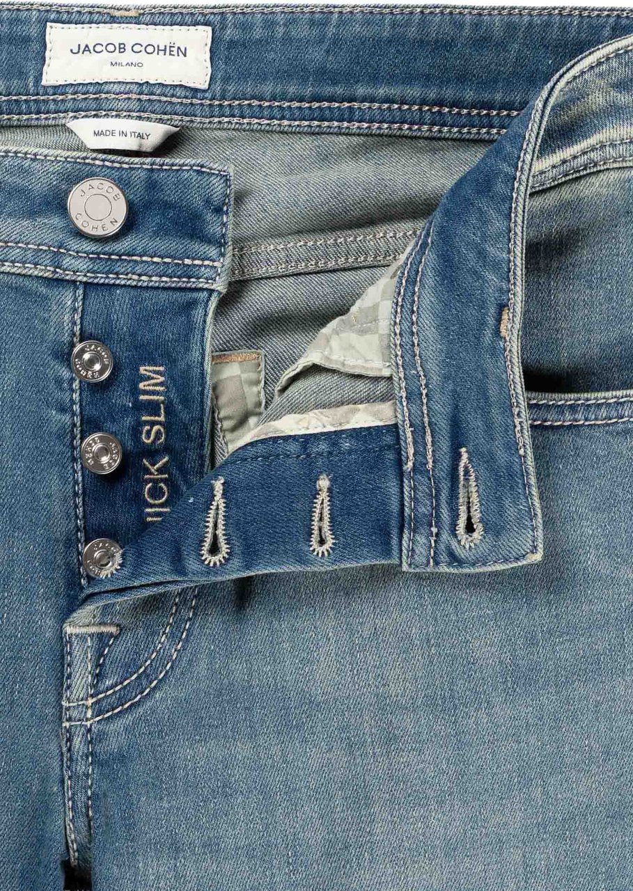 Jacob Cohen Pant  Pkt Super Slim Fit Nick Slim Blauw