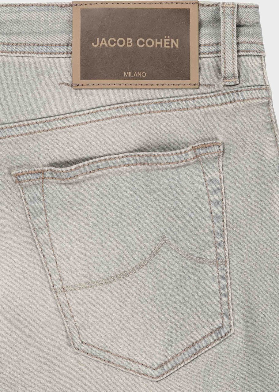 Jacob Cohen Pant Pkt Super Slim Fit Nick Slim Grijs