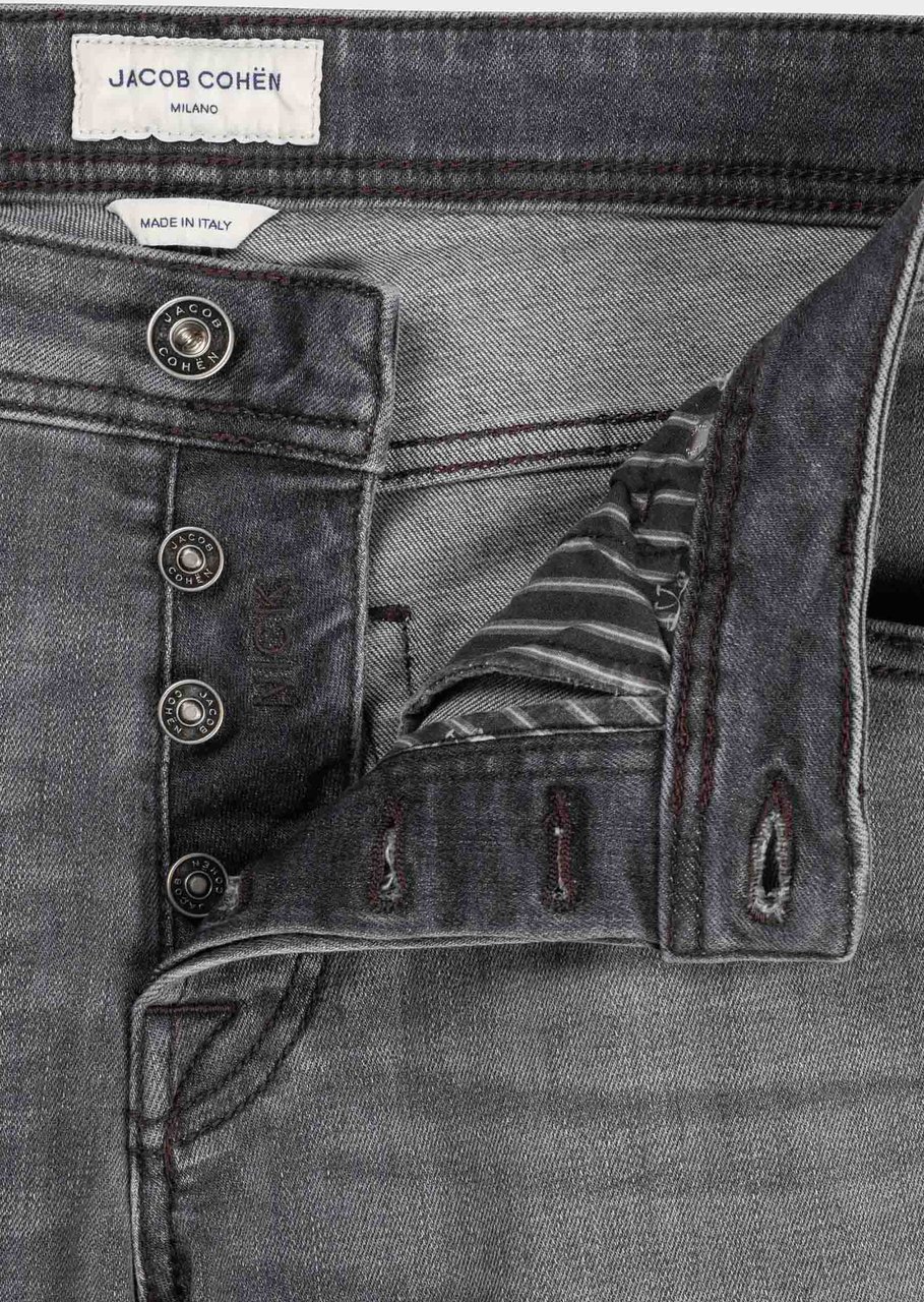 Jacob Cohen Pant Pkt Slim Fit Nick Grijs