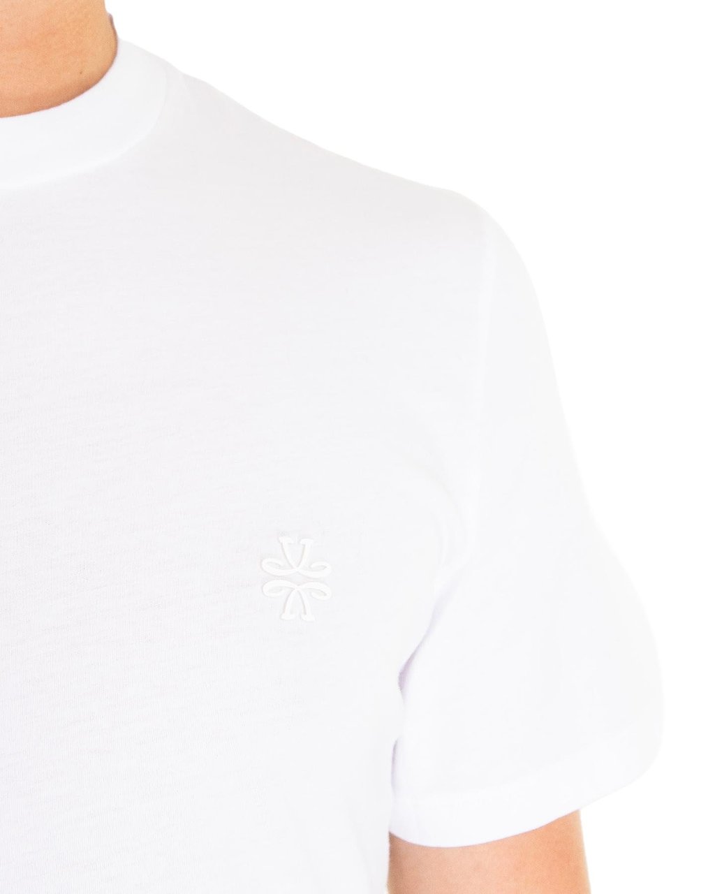 Jacob Cohen Heren Girocollo Costina T-Shirt Wit Wit