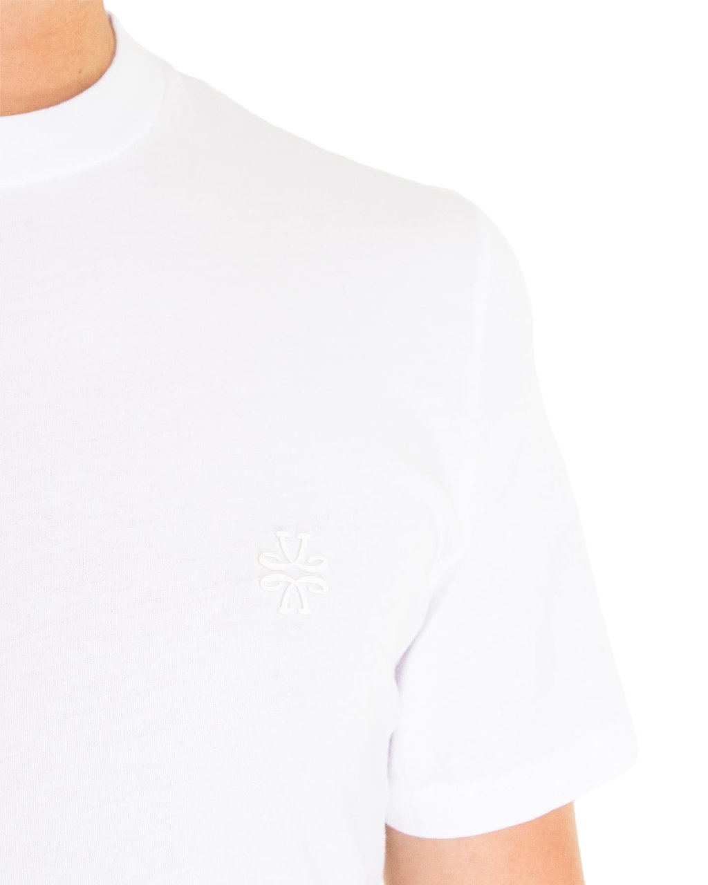 Jacob Cohen Heren Girocollo Costina T-Shirt Wit Wit