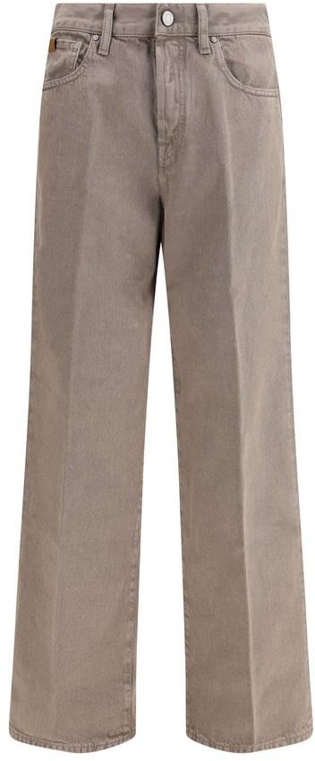 Jacob Cohen Jacob Cohen Brown Cotton Relaxed Fit Jeans Bruin