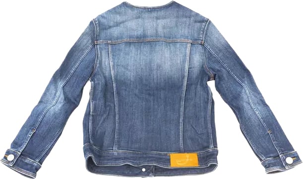 Jacob Cohen Blue Cotton Women Jacket Blauw