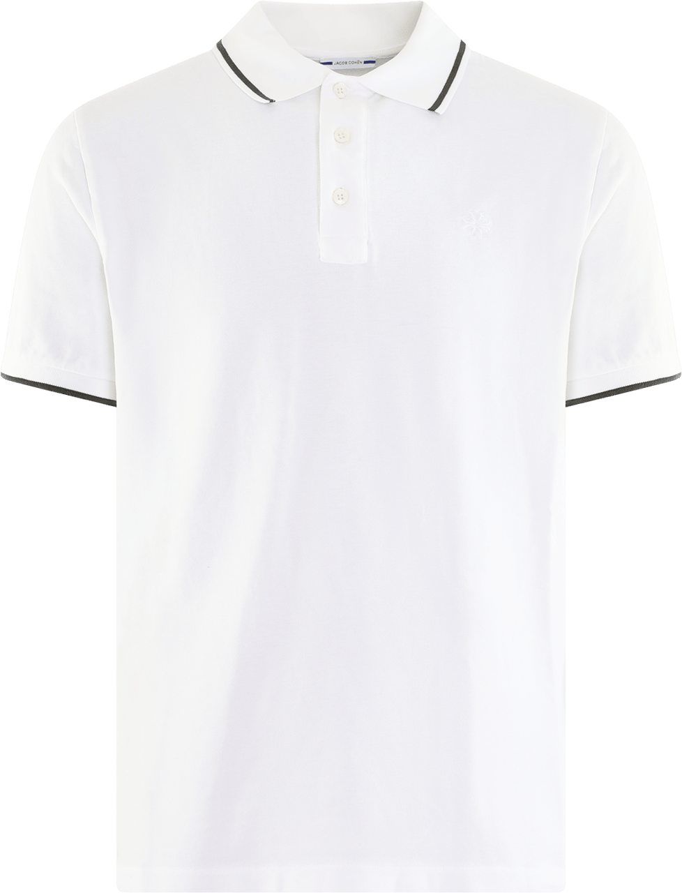 Jacob Cohen Heren Comfort Polo Shirt Wit