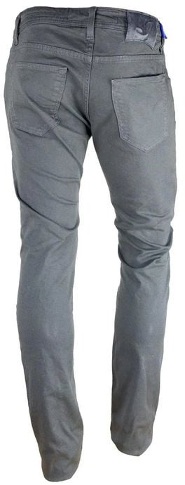 Jacob Cohen Gray Cotton Slim Fit Jeans Grijs