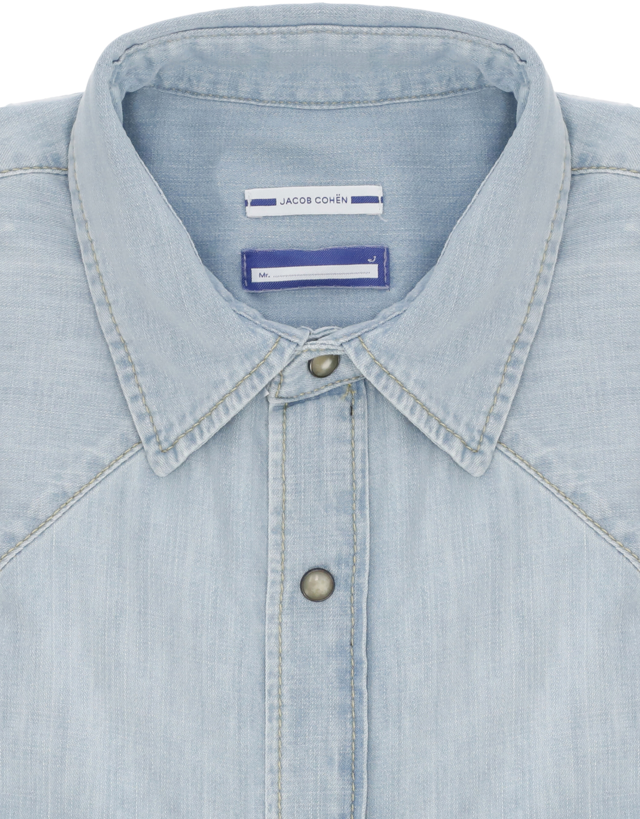 Jacob Cohen Shirts Light Blue Blauw