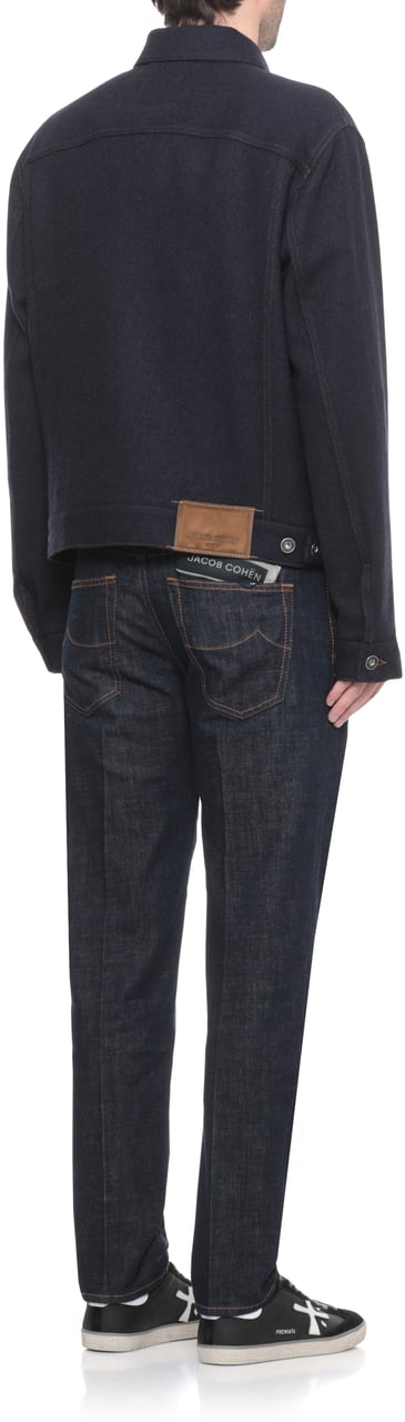 Jacob Cohen Coats Blue Navy
