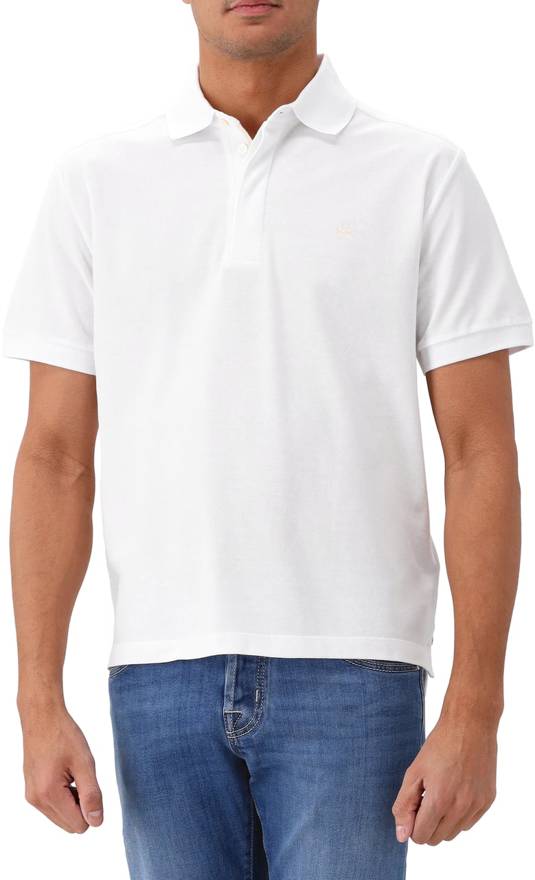 Jacob Cohen Jacob Cöhen Polo Wit Wit
