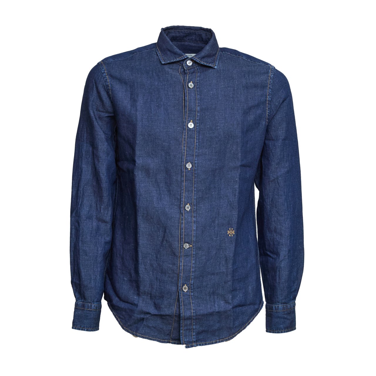 Jacob Cohen Stone Chambray Regular Casual Shirt Groen