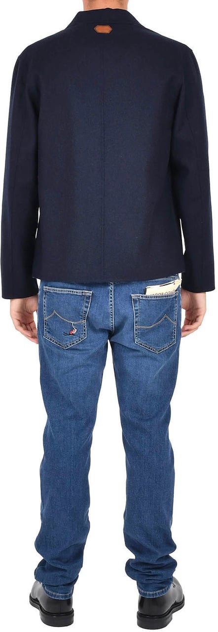 Jacob Cohen Jacob Cohen Coats Blue Blauw