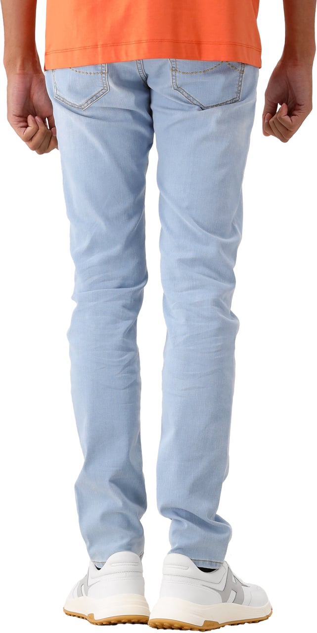 Jacob Cohen Heren Pant 5 Pkt Super Slim Fit Nick Blauw