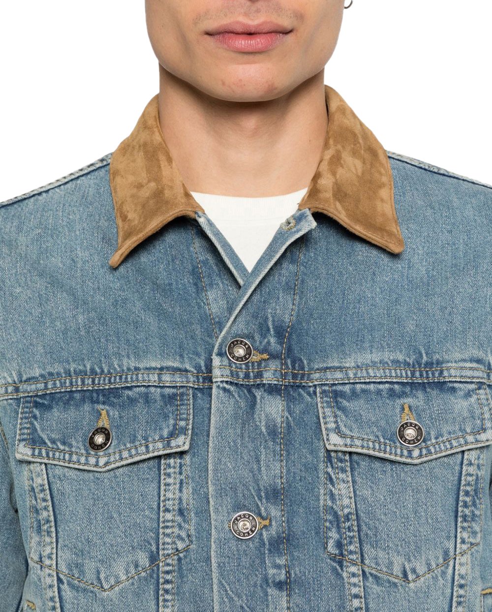 Jacob Cohen Coats Clear Blue Blauw