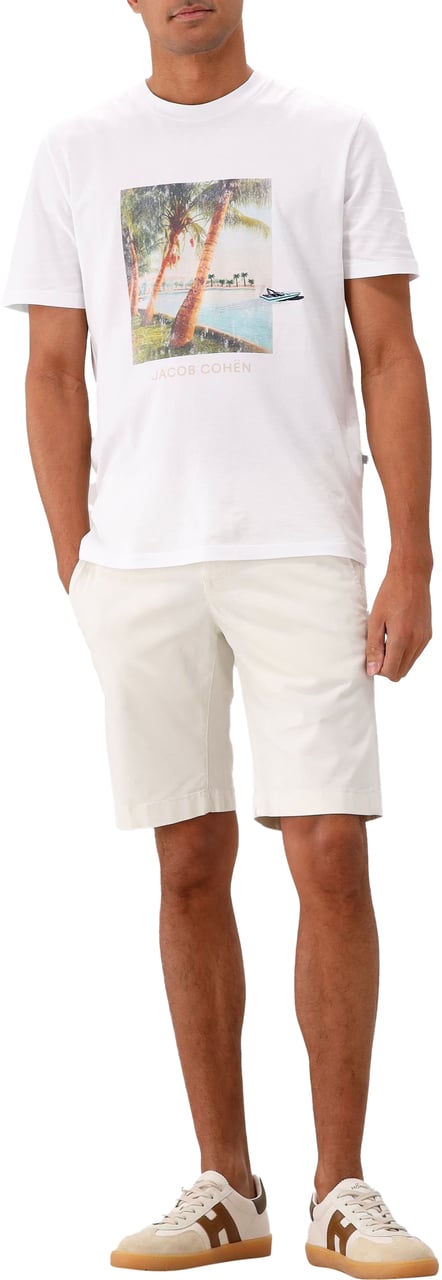 Jacob Cohen Jacob Cöhen Korte Broek Wit Bob Wit