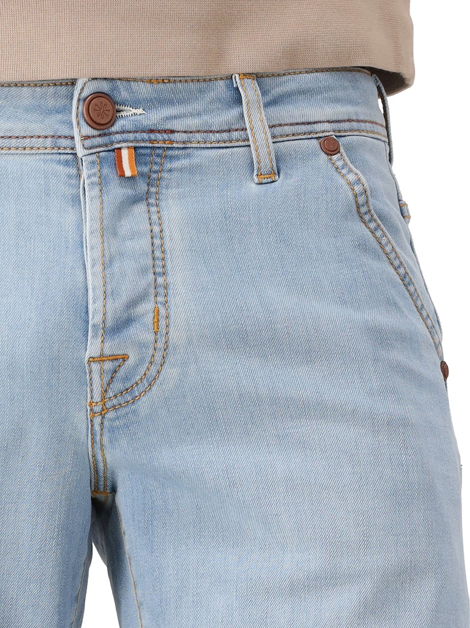 Jacob Cohen Jacob Cöhen Korte Broek Blauw Bermuda 5 Pkt Slim Fit Lou Blauw