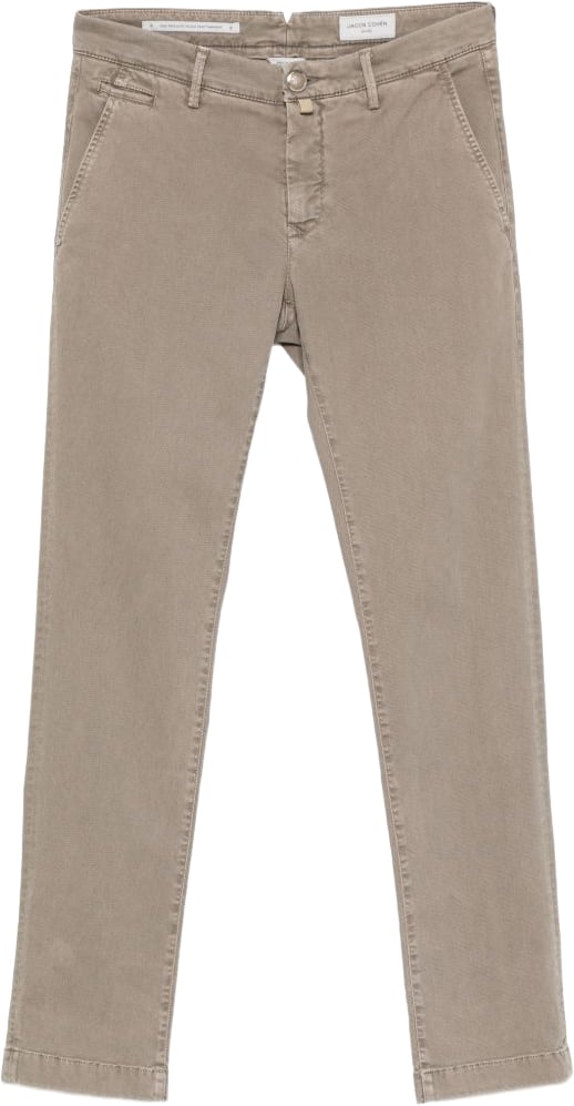 Jacob Cohen Trousers Grey Taupe