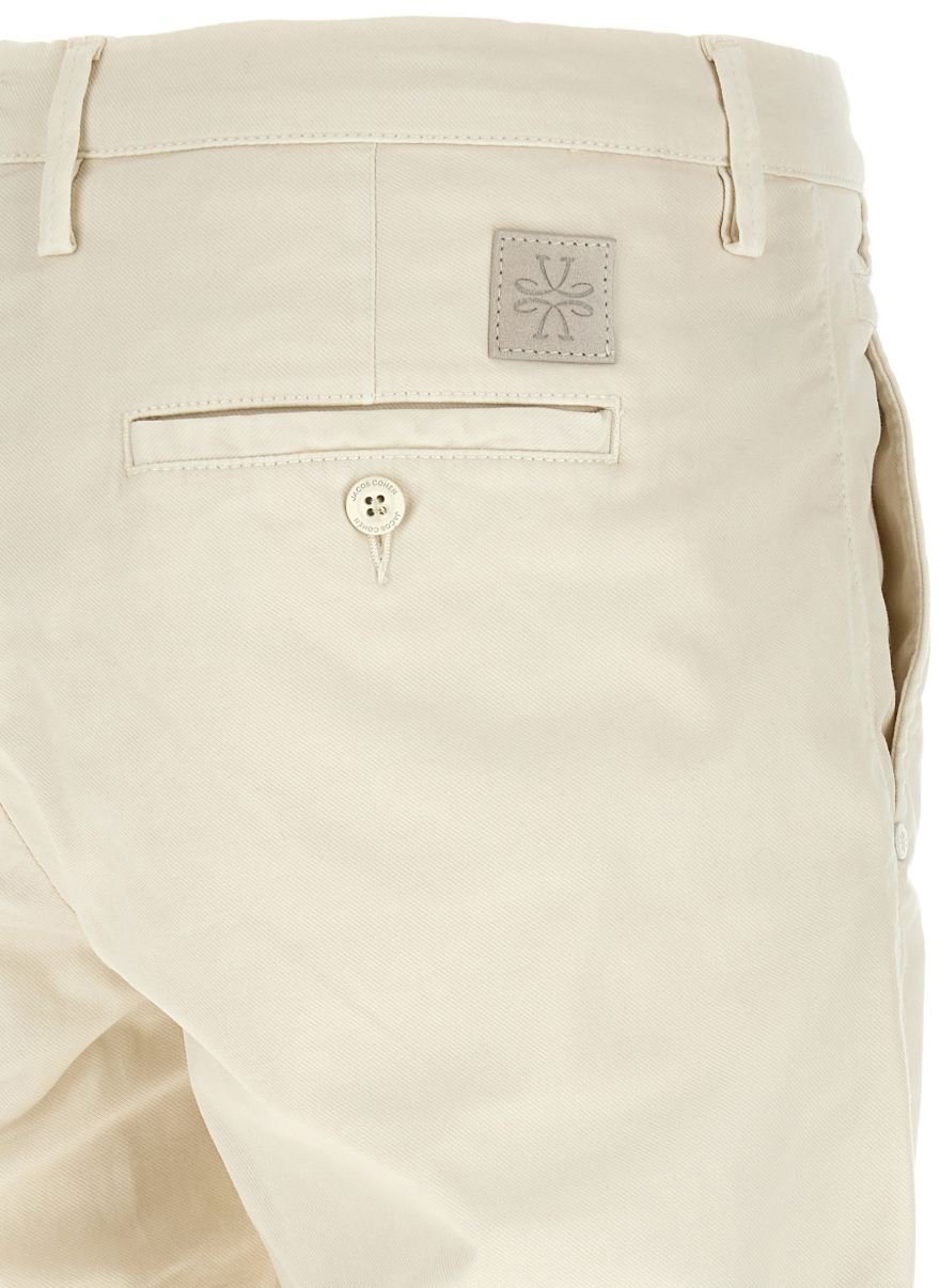 Jacob Cohen Trousers White Wit