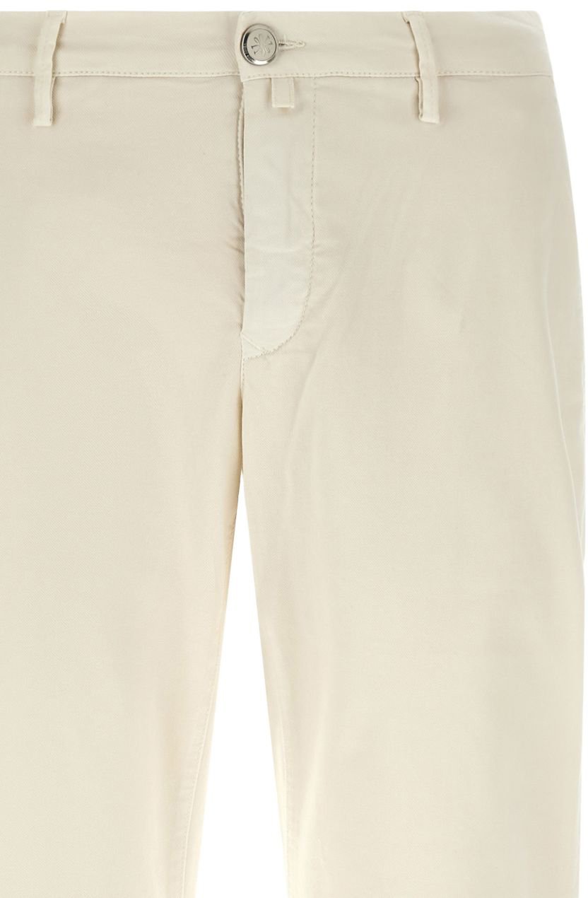 Jacob Cohen Trousers White Wit