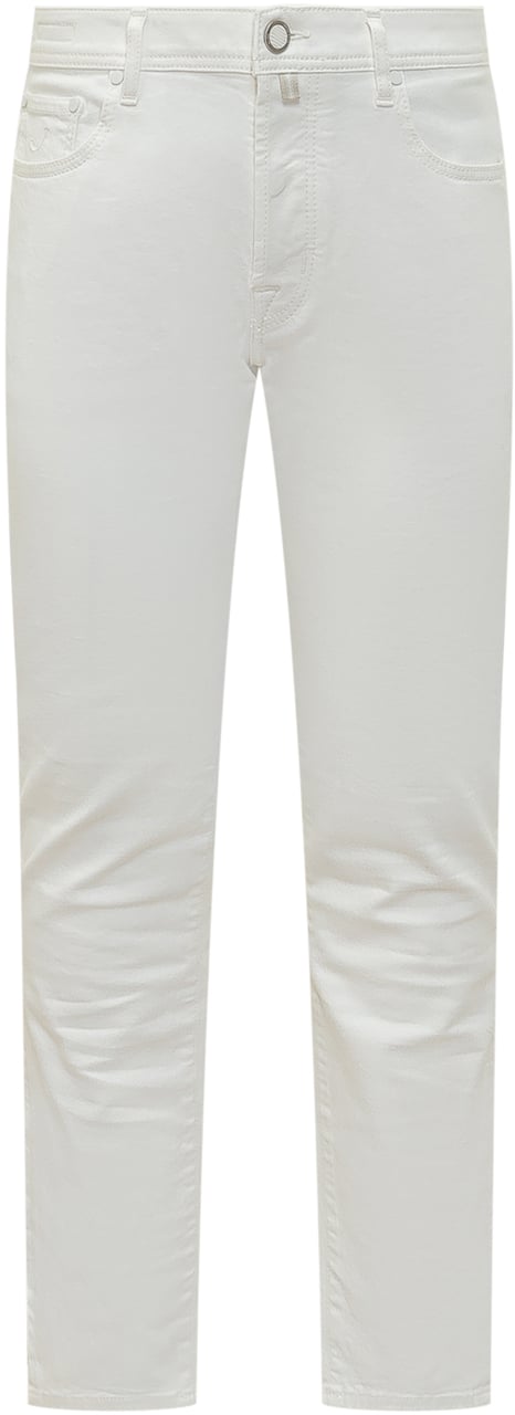 Jacob Cohen Jeans Slim Fit Cinque Tasche Wit