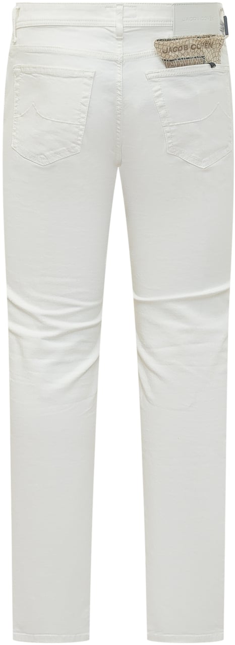 Jacob Cohen Jeans Slim Fit Cinque Tasche Wit