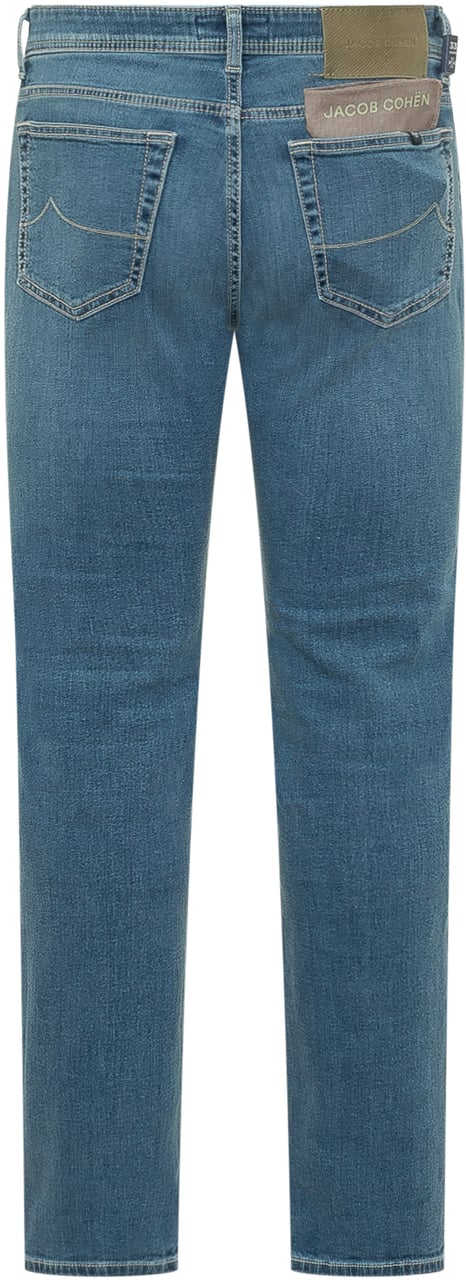 Jacob Cohen Jeans Slim Fit Cinque Tasche Blauw