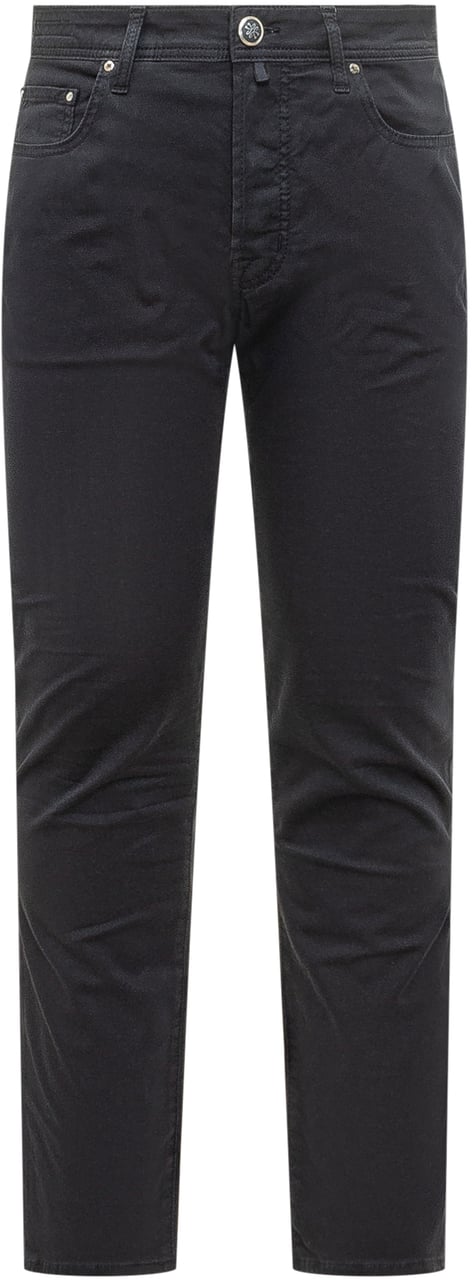 Jacob Cohen Jeans Slim Fit Cinque Tasche Donkergrijs