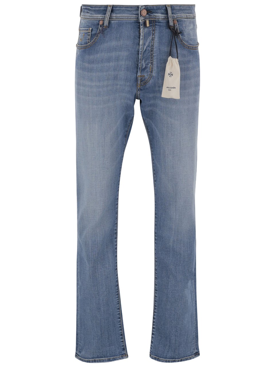Jacob Cohen Stretch Cotton Denim Jeans Blauw