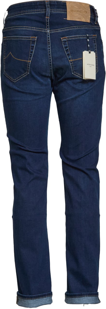 Jacob Cohen Jeans Bard Denim Stretch Blue Slim Fit Blauw