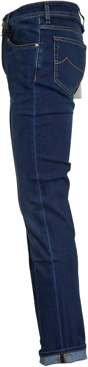 Jacob Cohen Jeans Bard Denim Stretch Blue Slim Fit Blauw