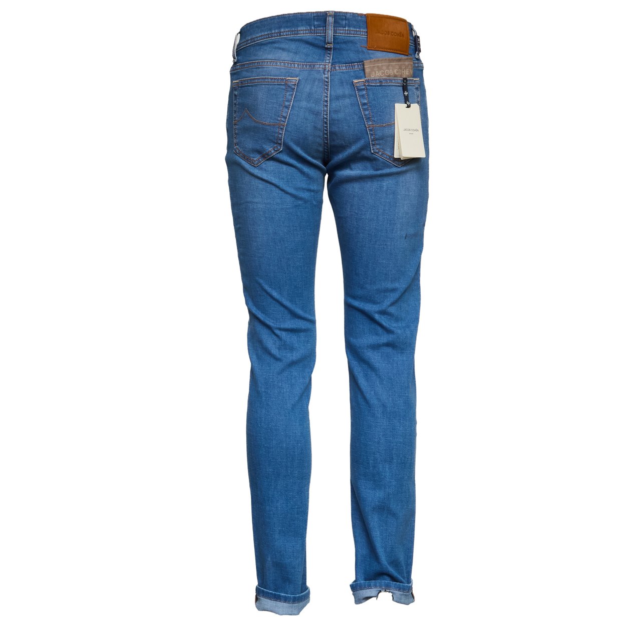 Jacob Cohen Bard Logo Button Skinny Jeans Blauw