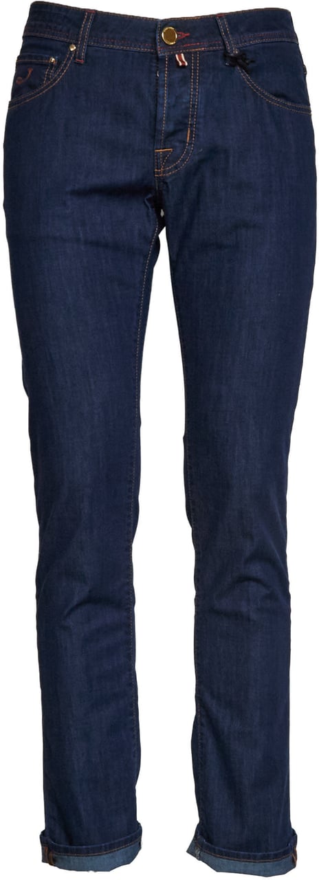 Jacob Cohen Jeans Nick Denim Blue Stretch Slim Fit Blauw