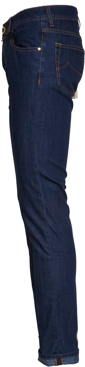 Jacob Cohen Jeans Nick Denim Blue Stretch Slim Fit Blauw