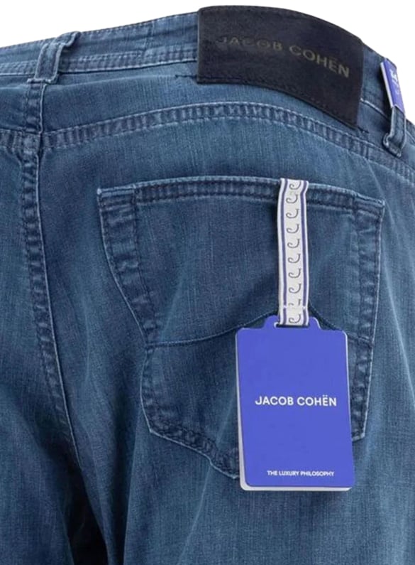 Jacob Cohen Trousers Blue Blauw