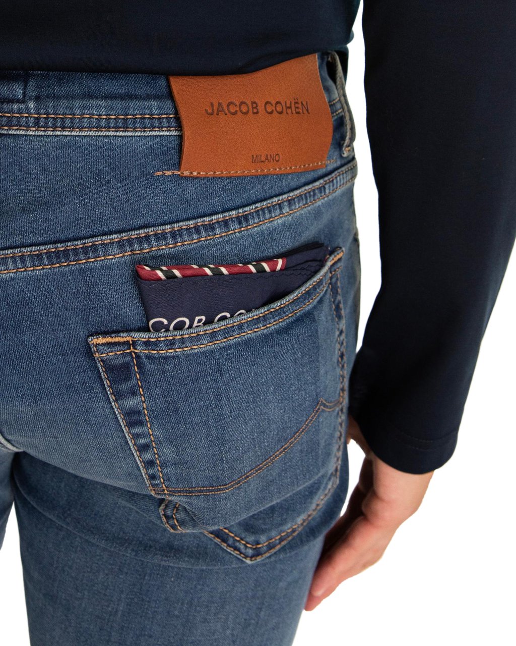 Jacob Cohen Heren Nick Slim Jeans Blauw Blauw