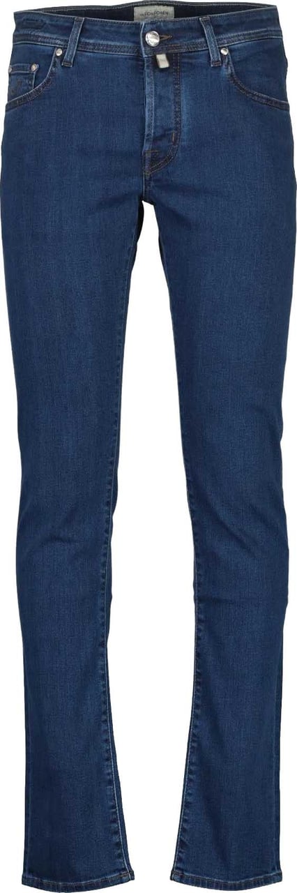 Jacob Cohen Heren Pant 5 Pkt Slim Fit Nick Blauw