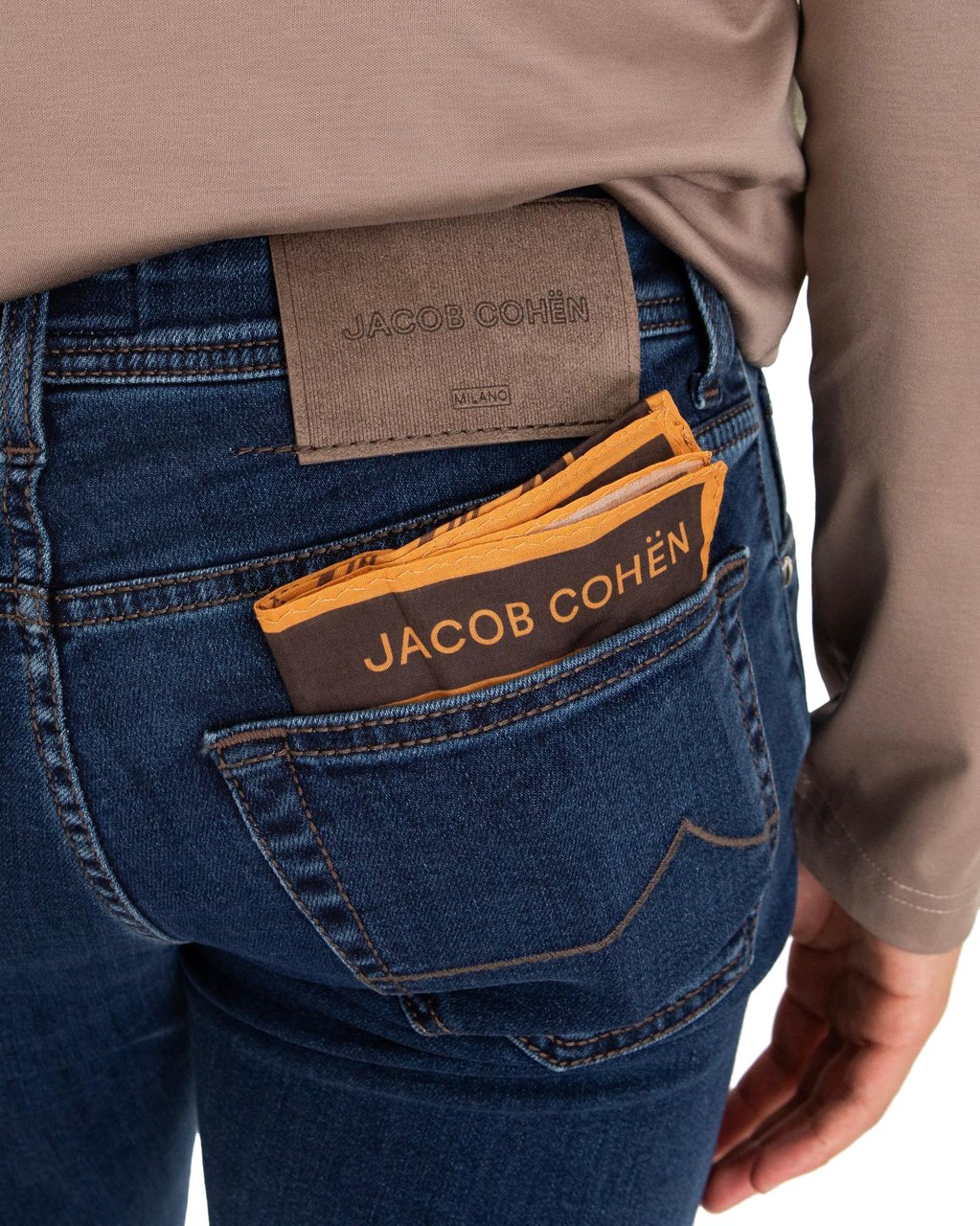 Jacob Cohen Heren Pant 5 Pkt Slim Fit Nick Blauw