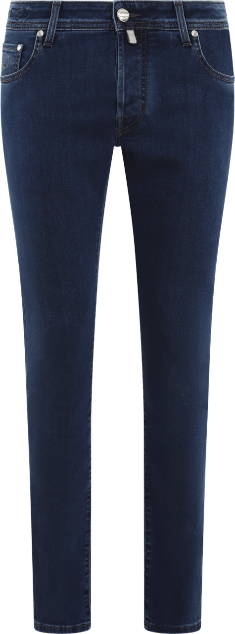 Jacob Cohen Heren Pant 5 Pkt Slim Fit Nick Blauw