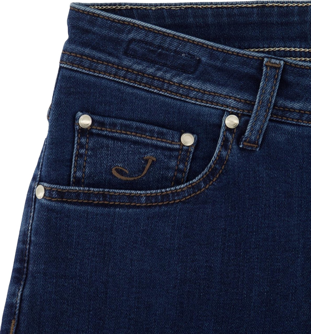 Jacob Cohen Heren Pant 5 Pkt Slim Fit Nick Blauw