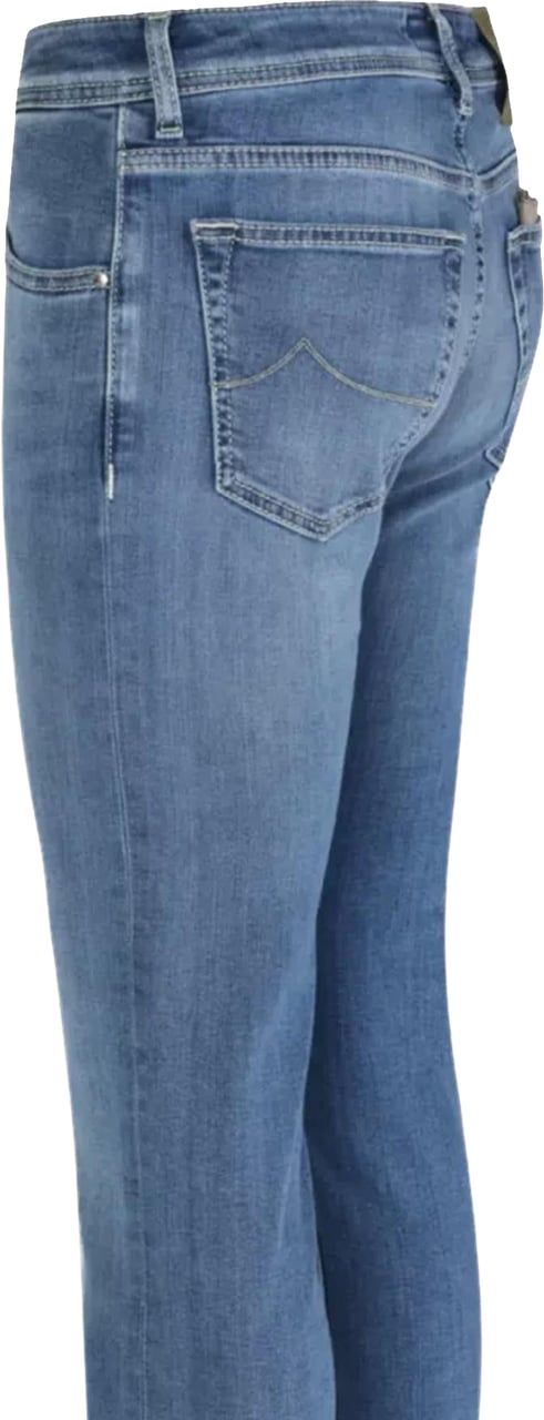 Jacob Cohen Heren Pant 5 Pkt Super Slim Fit Nick Blauw
