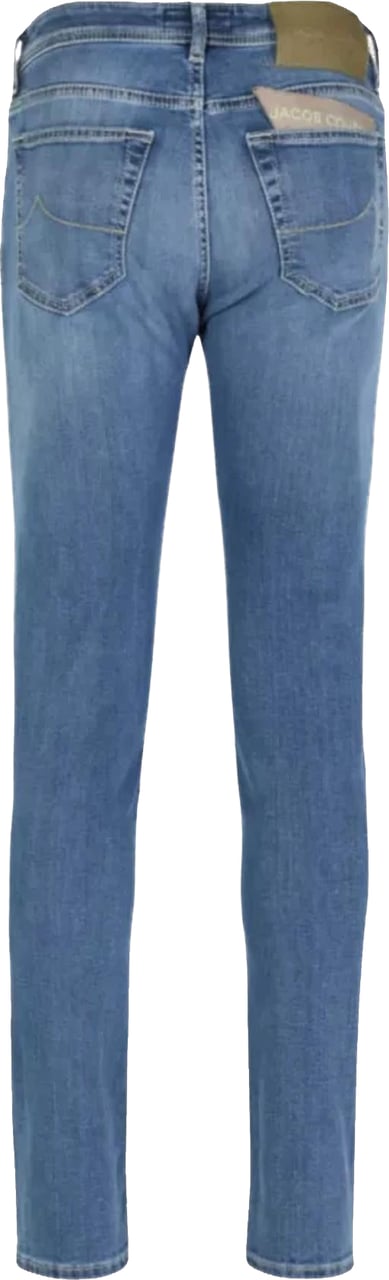 Jacob Cohen Heren Pant 5 Pkt Super Slim Fit Nick Blauw