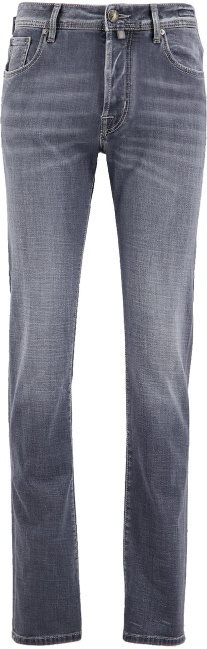 Jacob Cohen Heren Pant 5 Pkt Super Slim Fit Nick Grijs